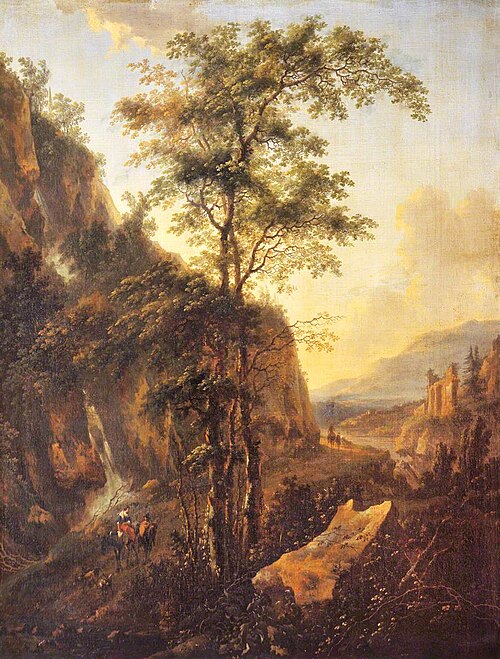 An Italianate Landscape, 1661, Nicolaes Pieterszoon Berchem