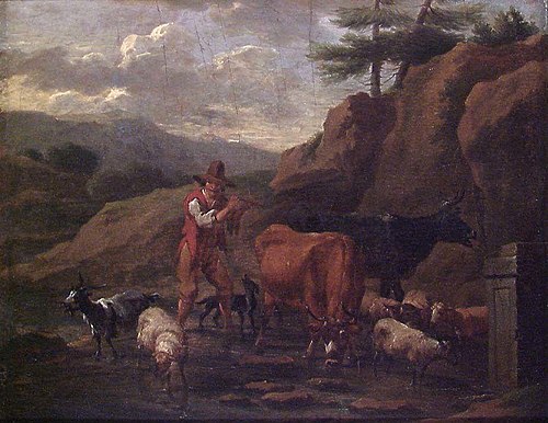 Evening Landscape, 1700, Nicolaes Pieterszoon Berchem