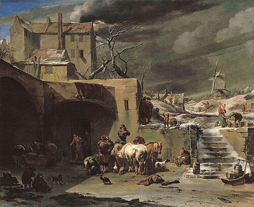 Winter Landscape, 1652, Nicolaes Pieterszoon Berchem