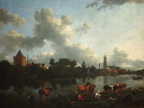 Landscape with Castle Kronenburg, 1655, Nicolaes Pieterszoon Berchem