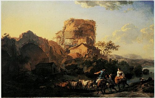 Landscape with Ruins, 1653, Nicolaes Pieterszoon Berchem