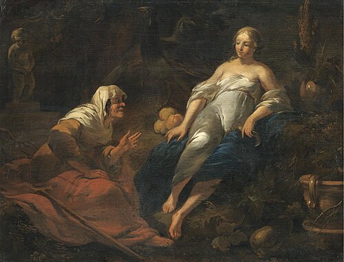 Vertumnus and Pomona, 1650, Nicolaes Pieterszoon Berchem
