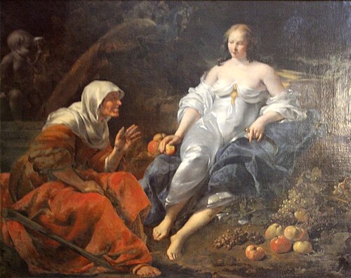 Vertumnus and Pomona, 1650, Nicolaes Berchem