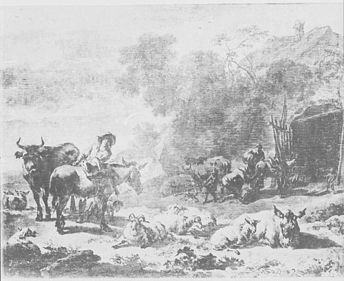 Herders and Herd, 1650, Nicolaes Pieterszoon Berchem