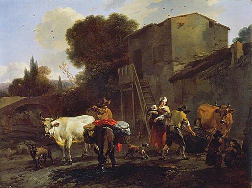 Landscape with Cattle, 1658, Nicolaes Pieterszoon Berchem