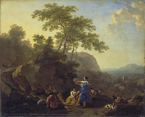 The Musical Shepherdess, 1658, Nicolaes Pieterszoon Berchem