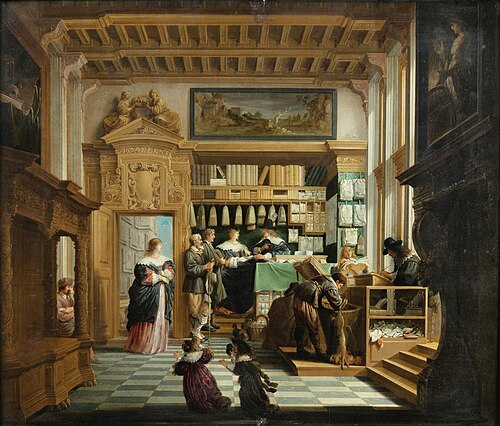 The Lawyer's Cabinet, 1642, Dirk van Delen