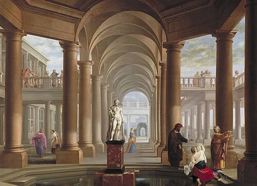 Susanna and the two elders, 1640, Dirk van Delen