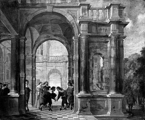 Company at a Palace, 1645, Dirck van Delen