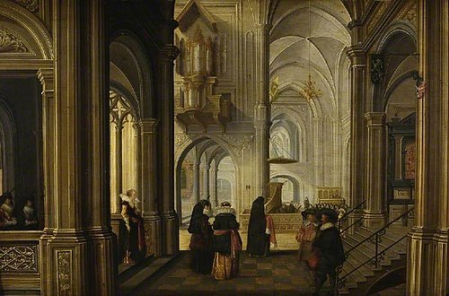 Interior of a Church, 1628, Dirck van Delen