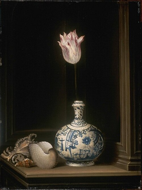 Tulip in a Wanli Kendi, 1637, Dirck van Delen