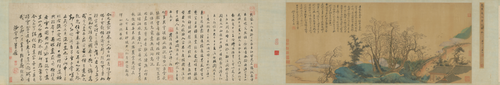 吴历兴福庵感旧图卷, , Wu Li