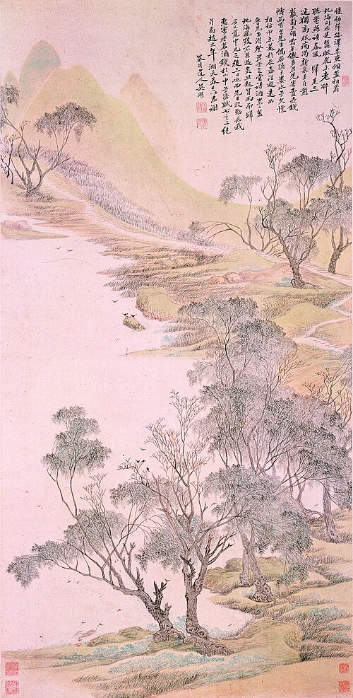 Printemps sur le lac, 1676, Wu Li