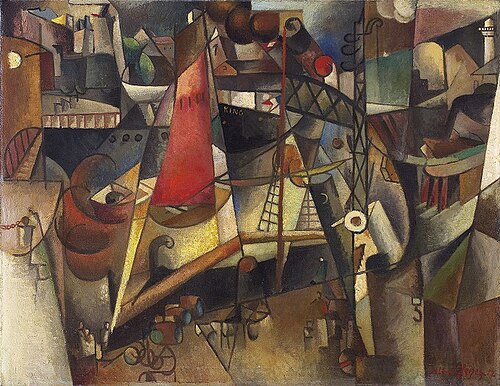 Le port (Marseille), 1912, Albert Gleizes
