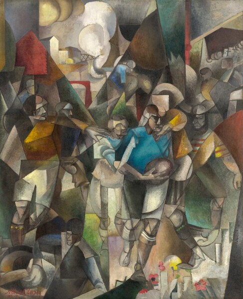 Les Joueurs de football, 1912, Albert Gleizes