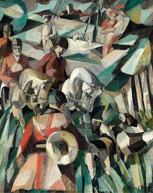 La Chasse, 1911, Albert Gleizes