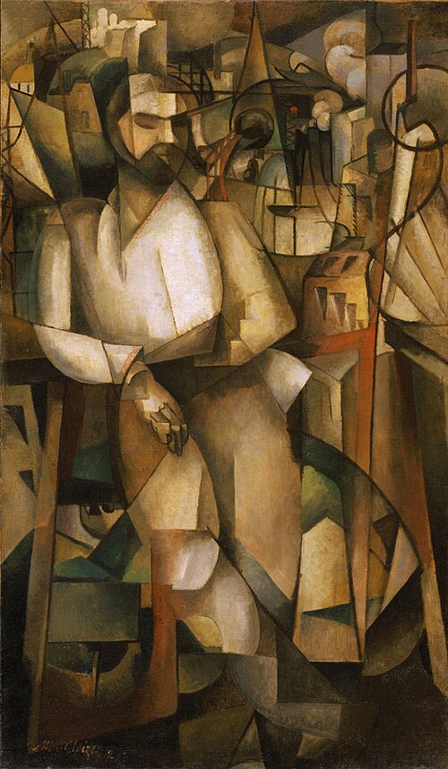 L'Homme au balcon, 1912, Albert Gleizes