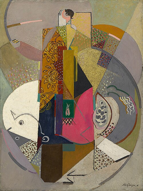 Sur une écuyère de haute école, 1916, Albert Gleizes