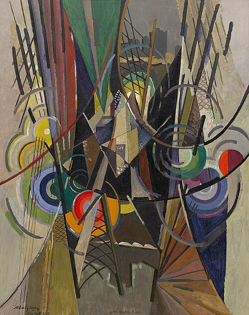 On Brooklyn Bridge, 1917, Albert Gleizes