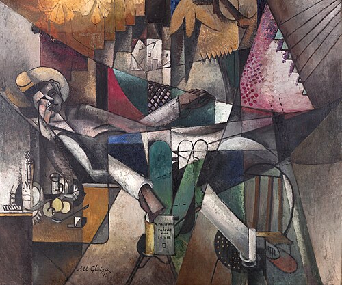L'Homme au hamac (Man in a Hammock), 1913, Albert Gleizes