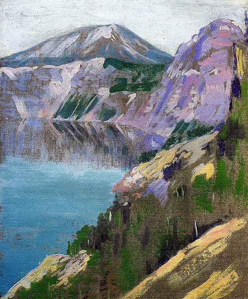 Crater Lake, 1919, Arthur Wesley Dow