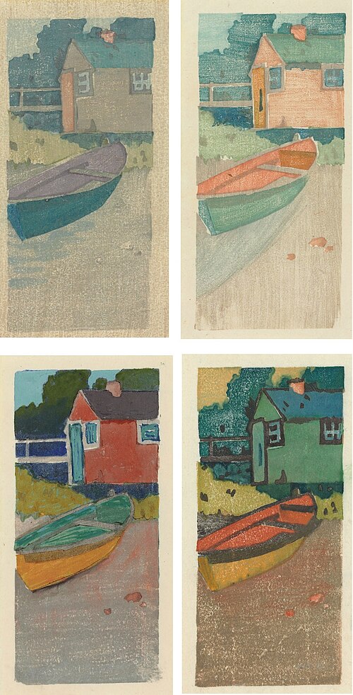 The Dory, 1895, Arthur Wesley Dow