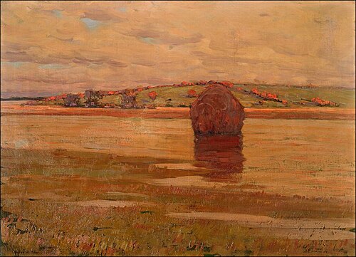 The Hill beyond the Marsh, 1905, Arthur Wesley Dow