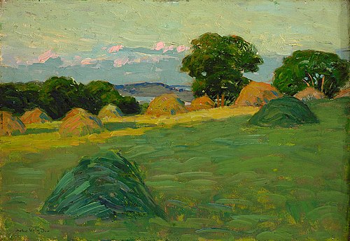 The Hill Field, 1909, Arthur Wesley Dow