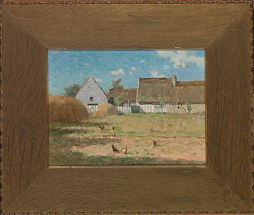 Brittany Farm, 1885, Arthur Wesley Dow