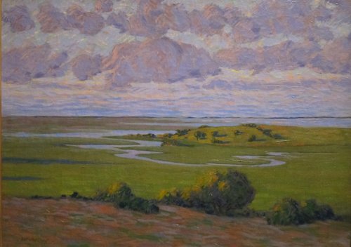 Lavender and Green, 1912, Arthur Wesley Dow
