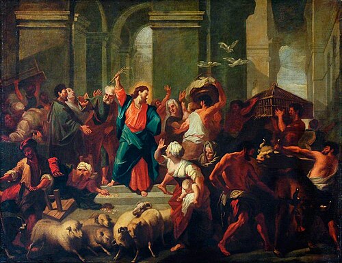Christ Expelling the Sellers from the Temple, , Jean-Baptiste Jouvenet