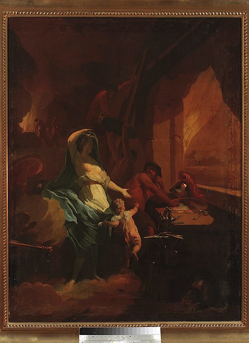 Vénus dans la Forge de Vulcain, 1700, Jean-Baptiste Jouvenet
