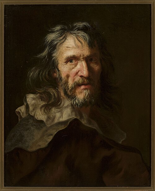Tête d'un vieillard., 1687, Jean-Baptiste Jouvenet