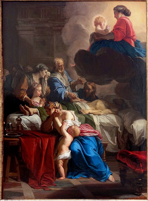 L'Extrême-onction, 1830, Jean-Baptiste Jouvenet