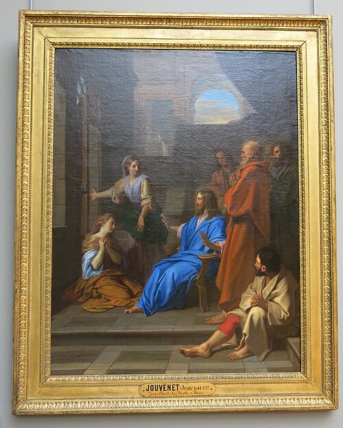 Jésus-Christ chez Marthe et Marie, 1675, Jean-Baptiste Jouvenet