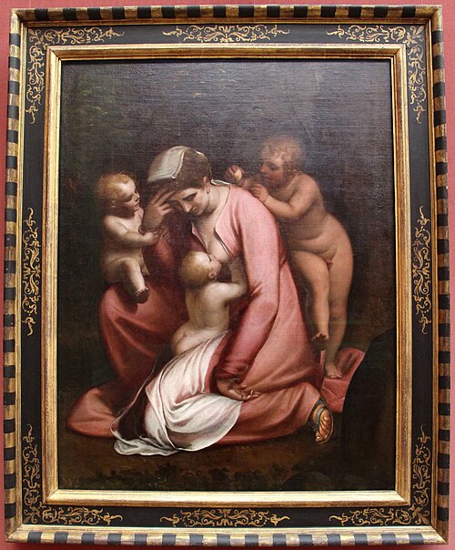 Caritas, 1570, Luca Cambiaso