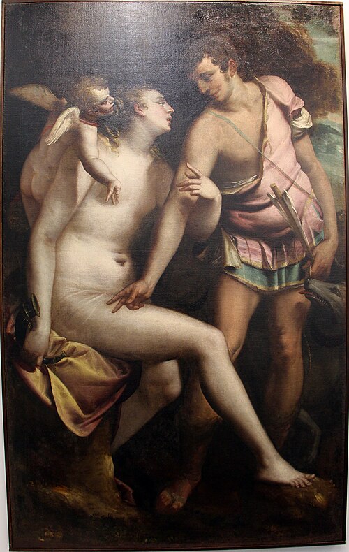 Venus and Adonis, , Luca Cambiaso