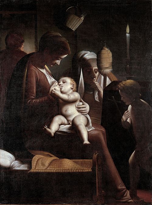 Madonna of the Candle, 1570, Luca Cambiaso