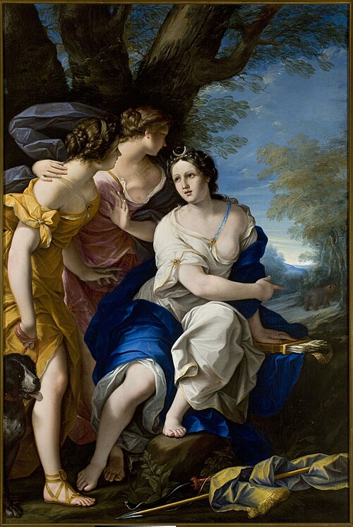 Diana and nymphs., 1701, Felice Torelli