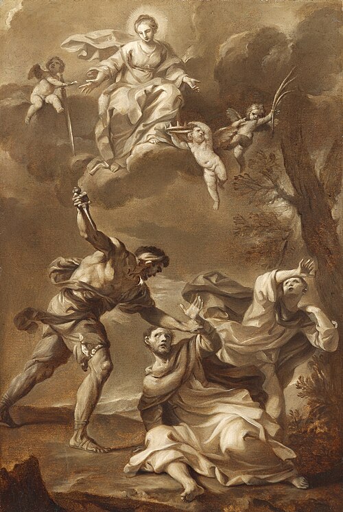 Martyrdom of Saint Peter Martyr, 1727, Felice Torelli