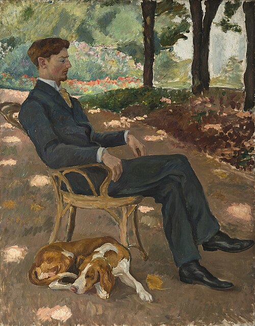 L’homme au chien, 1904, Ernest Rouart
