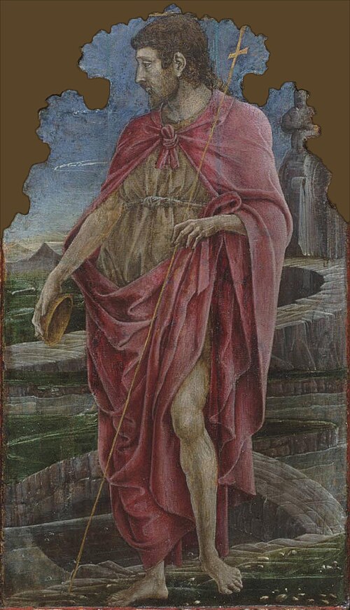Saint John the Baptist, 1474, Cosmè Tura