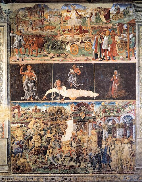 Allegory of August: Triumph of Ceres, 1468, Cosmè Tura