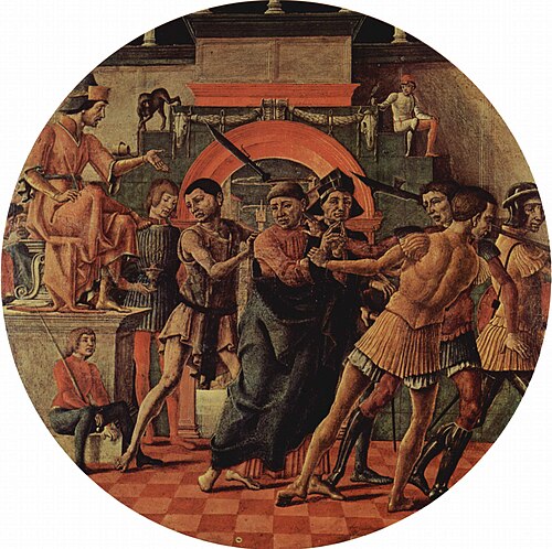 Jugement de saint Maurelio, 1480, Cosmè Tura