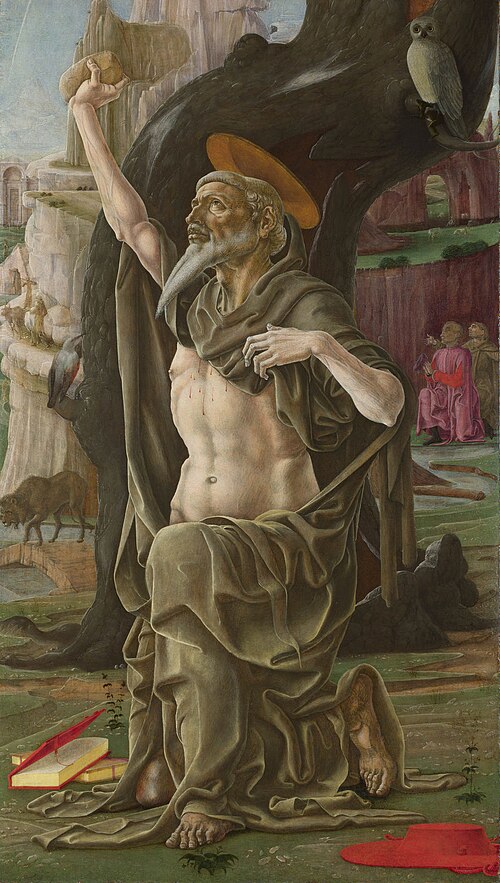 Saint Jerome, 1470, Cosmè Tura