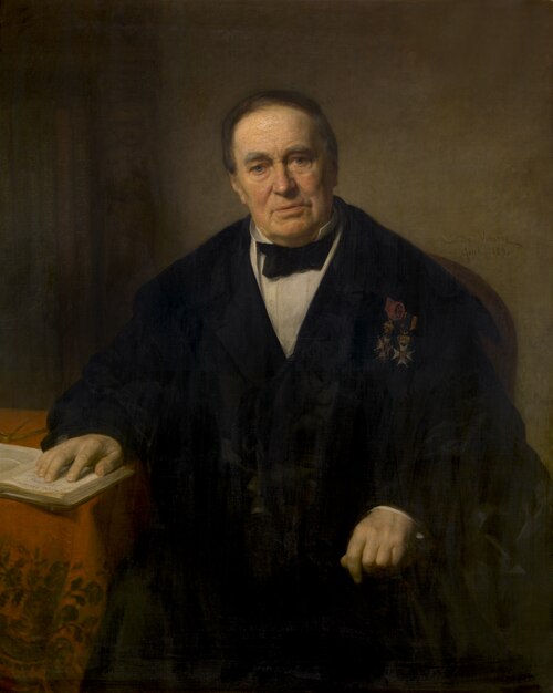 The Architect Lodewijk Jozef Adriaan Roelandt, 1859, Lievin De Winne