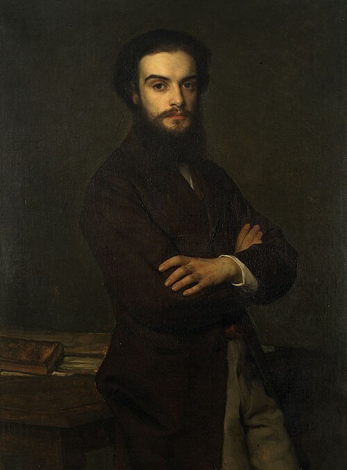 Portrait de l'architecte Edmond De Vigne, 1867, Lievin De Winne