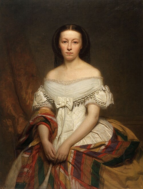 Portrait de madame Adolphe Neyt, 1859, Lievin De Winne