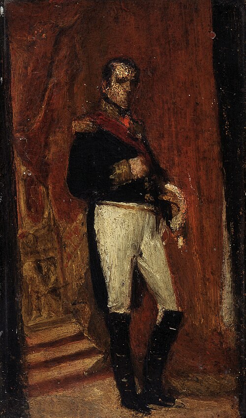 Portrait du roi Léopold Ier (esquisse), , Lievin De Winne