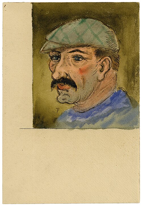 Portret van een boer, 1950, Felix Timmermans
